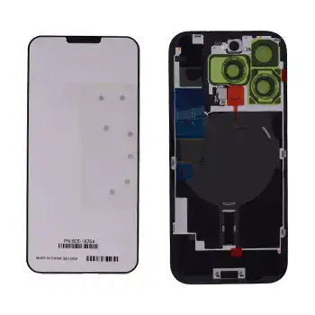 Back Glass With Mag Safe Magnet & Nfc & Flashlight Flex For I Phone 16 Pro (Genuine Oem) (Natural Titanium)