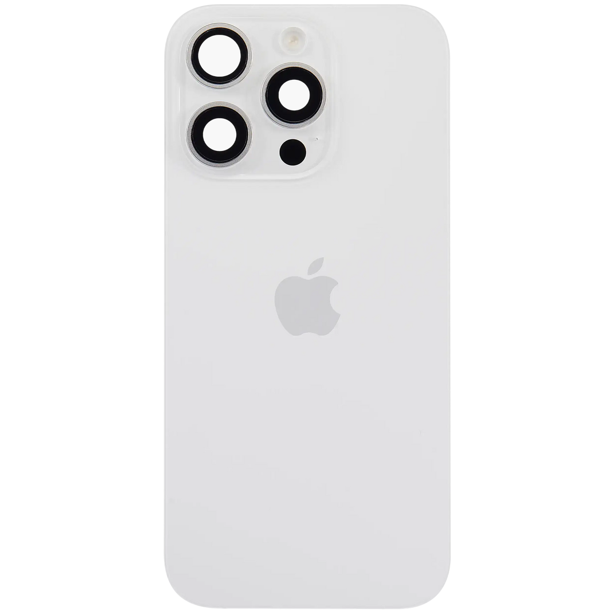 Back Glass With Mag Safe Magnet & Nfc & Flashlight Flex For I Phone 16 Pro (Genuine Oem) (White Titanium)