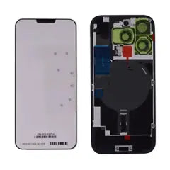 Back Glass With Mag Safe Magnet & Nfc & Flashlight Flex For I Phone 16 Pro (Genuine Oem) (White Titanium)