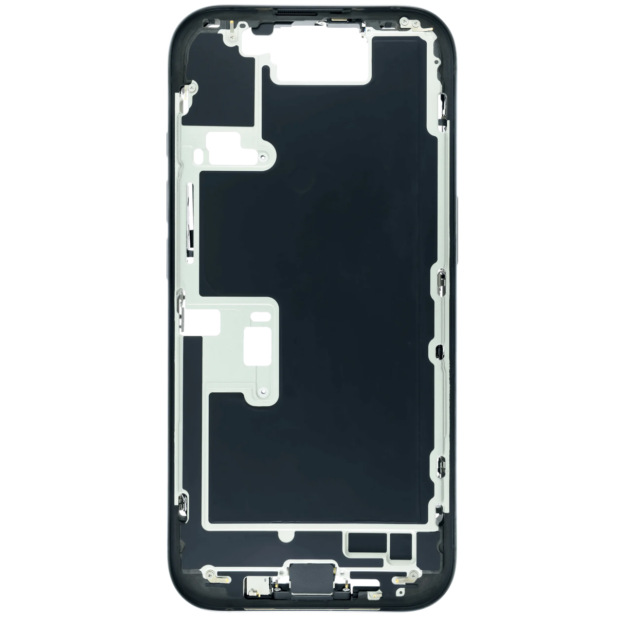 Back Housing With Battery, Charging Port Flex & Small Parts For I Phone 16 Pro (Genuine Oem) (Us Version) (Black Titanium)