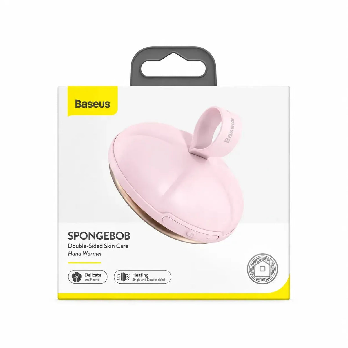 Baseus ACHMB-04 Spongebob Double-Sided Skin Care Hand Warmer Pink