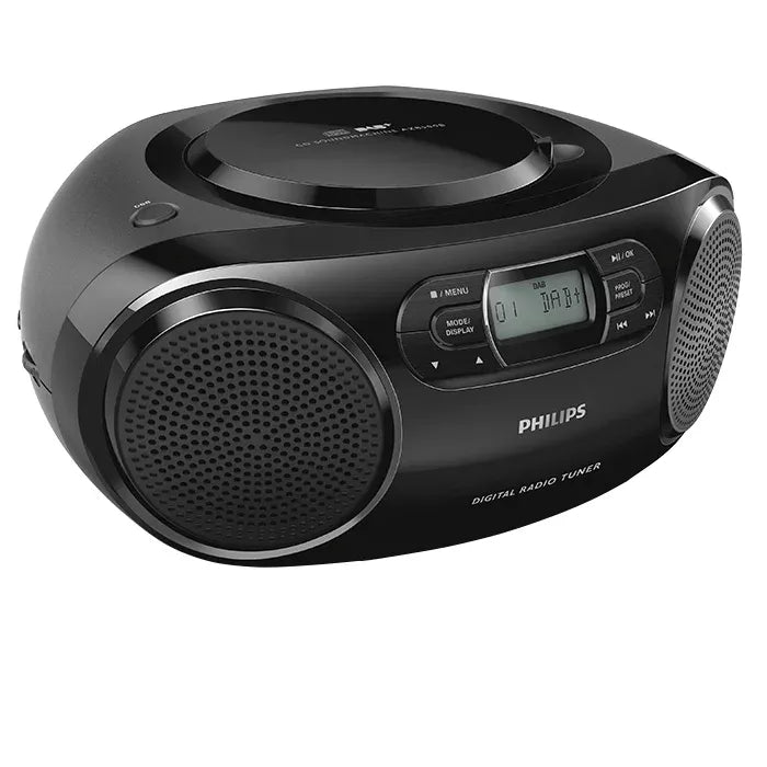Philips AZB500/12 DAB / FM Radio Dynamic Bass Boost CD Playback Black