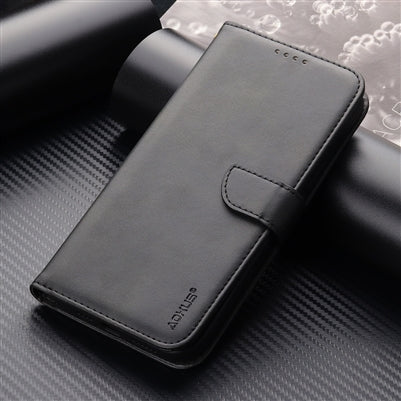 For Samsung Galaxy S24 FE Premium Aokus Wallet Case Black