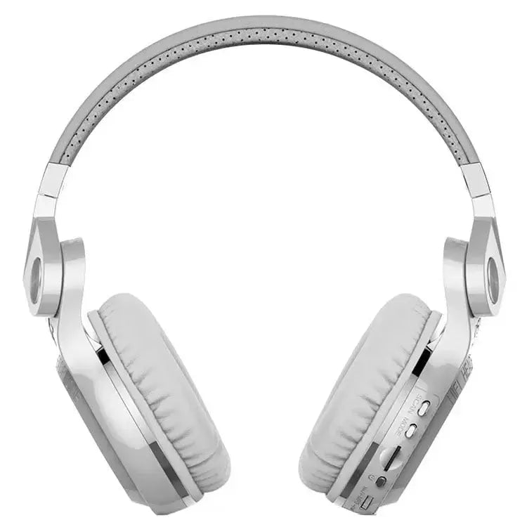 Bluedio T2 Turbine Wireless Bluetooth 4.1 Stereo Headphones Headset With Mic & Micro SD Card Slot & FM Radio White