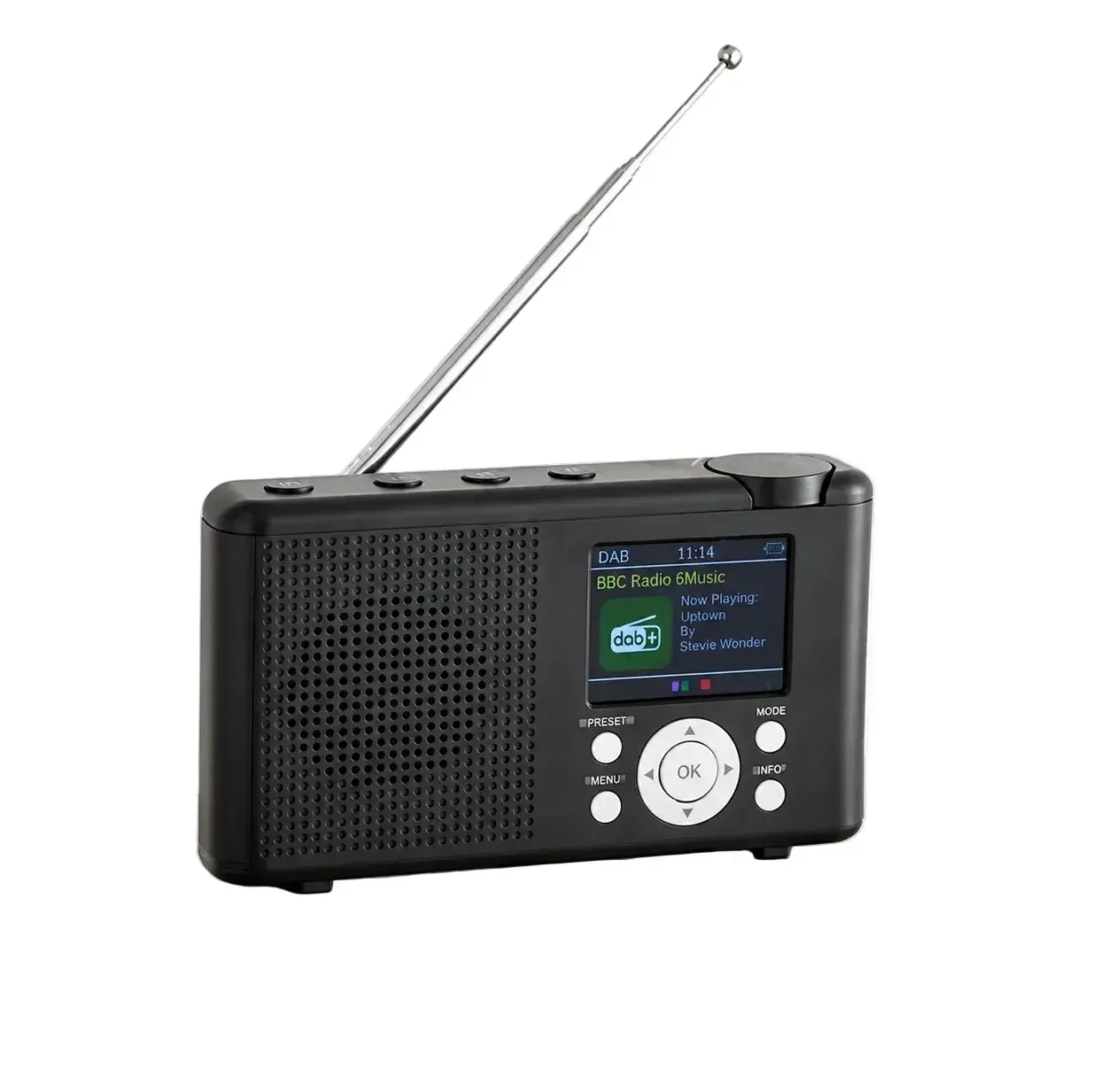 Brookman DAB Handheld Portable Radio With Colour Display