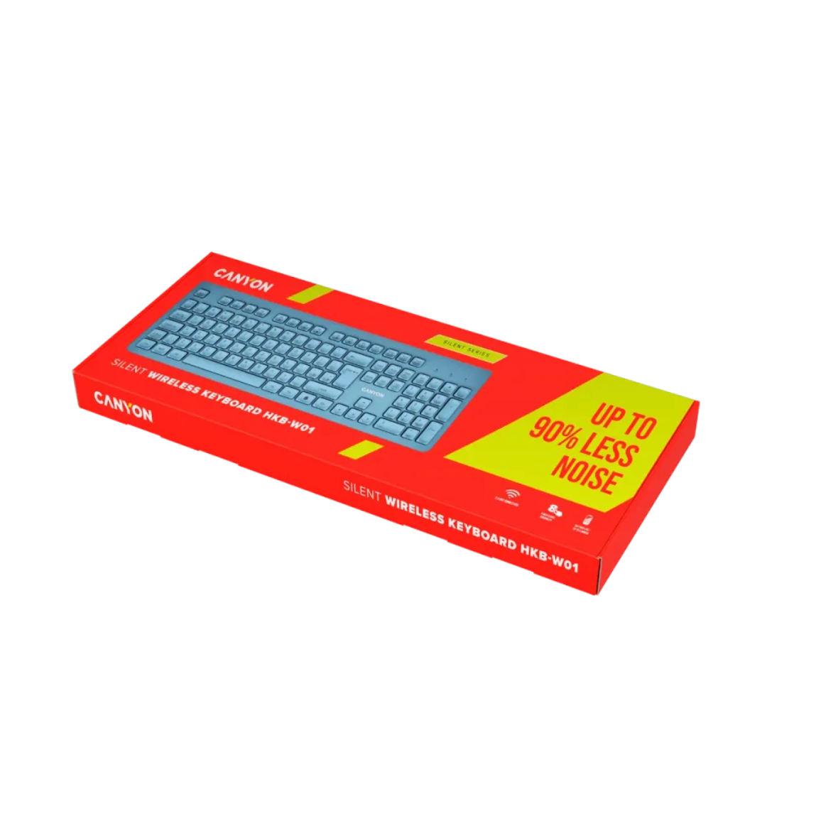 Canyon Silent Wireless Keyboard HKB-W01 Blue
