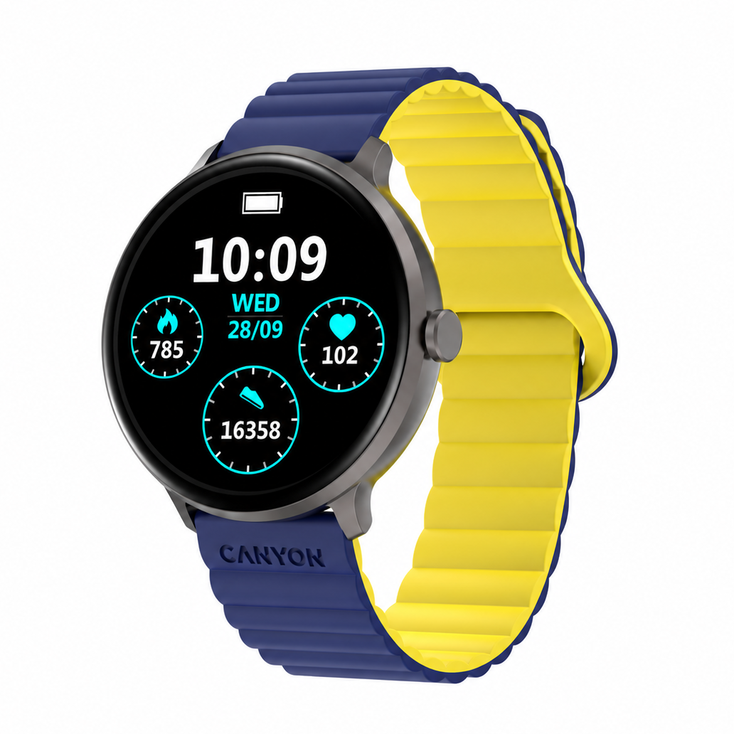 Canyon Smart Watch Jacky SW-69 Blue-Yellow