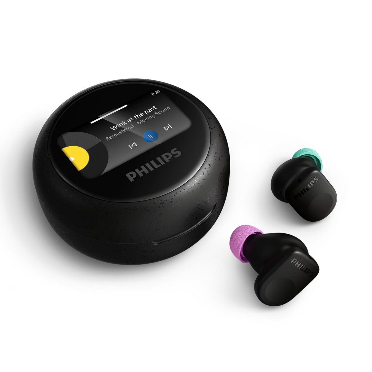 Philips TAMS3BK True Wireless Moving Sound BUD