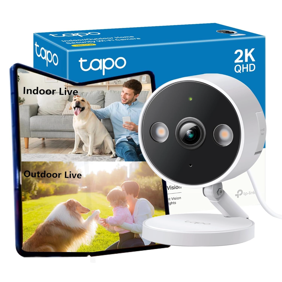 TP-Link Tapo C120 AI Home Security Wi-Fi 2K Camera