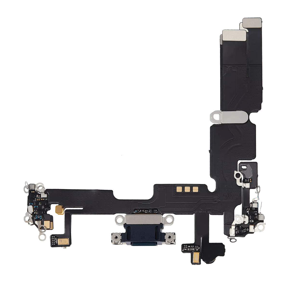 Charging Port Flex Cable For I Phone 14 Plus (Aftermarket Plus) (Midnight)