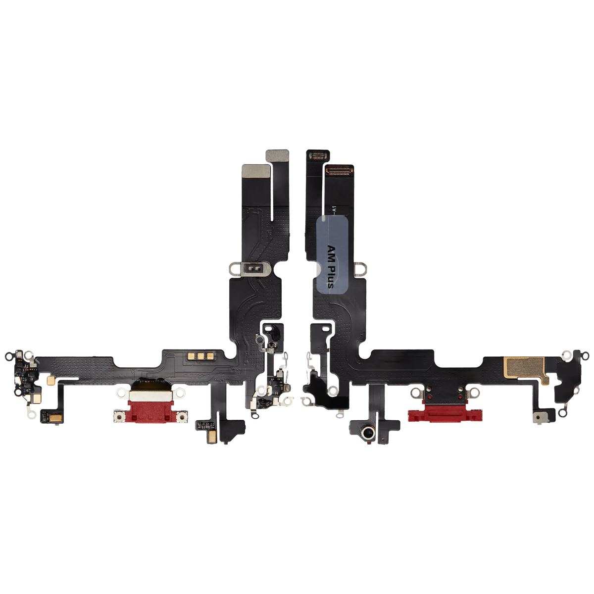 Charging Port Flex Cable For I Phone 14 Plus (Aftermarket Plus) (Red)