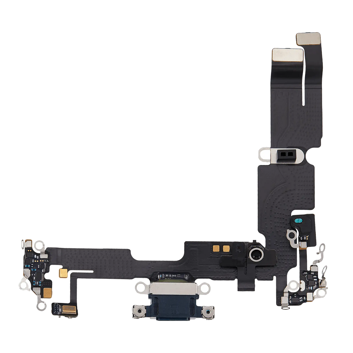 Charging Port Flex Cable For I Phone 14 Plus (Used Oem Pull) (Midnight)