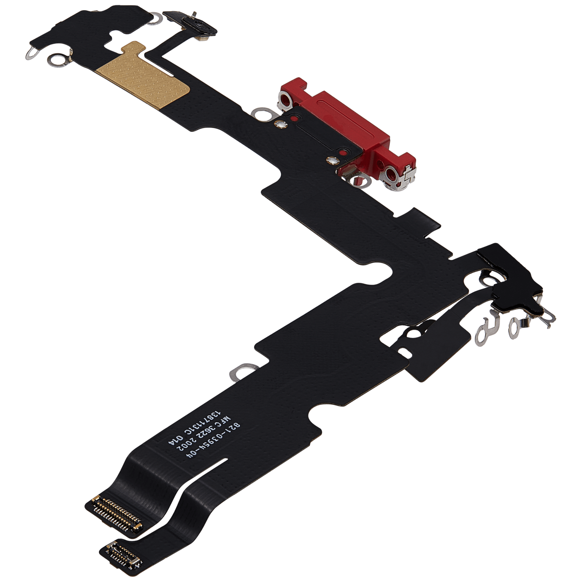 Charging Port Flex Cable For I Phone 14 Plus (Used Oem Pull) (Red)