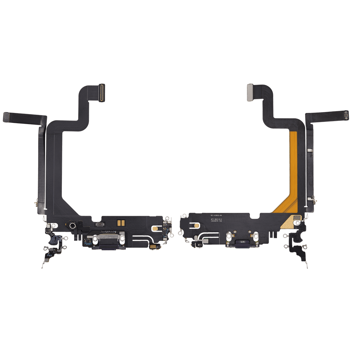 Charging Port Flex Cable For I Phone 14 Pro Max (Used Oem Pull) (Deep Purple)