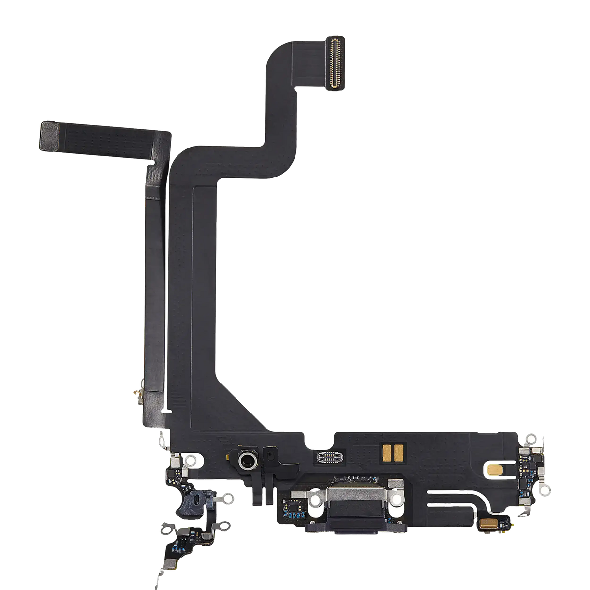 Charging Port Flex Cable For I Phone 14 Pro Max (Used Oem Pull) (Deep Purple)