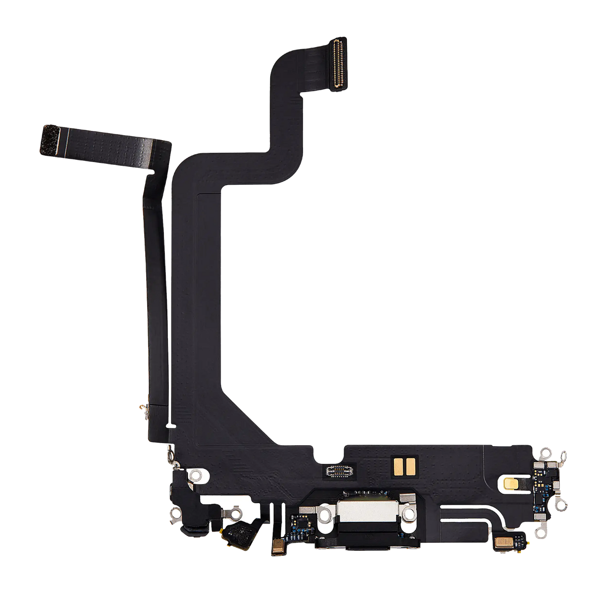 Charging Port Flex Cable For I Phone 14 Pro Max (Used Oem Pull) (Space Black)
