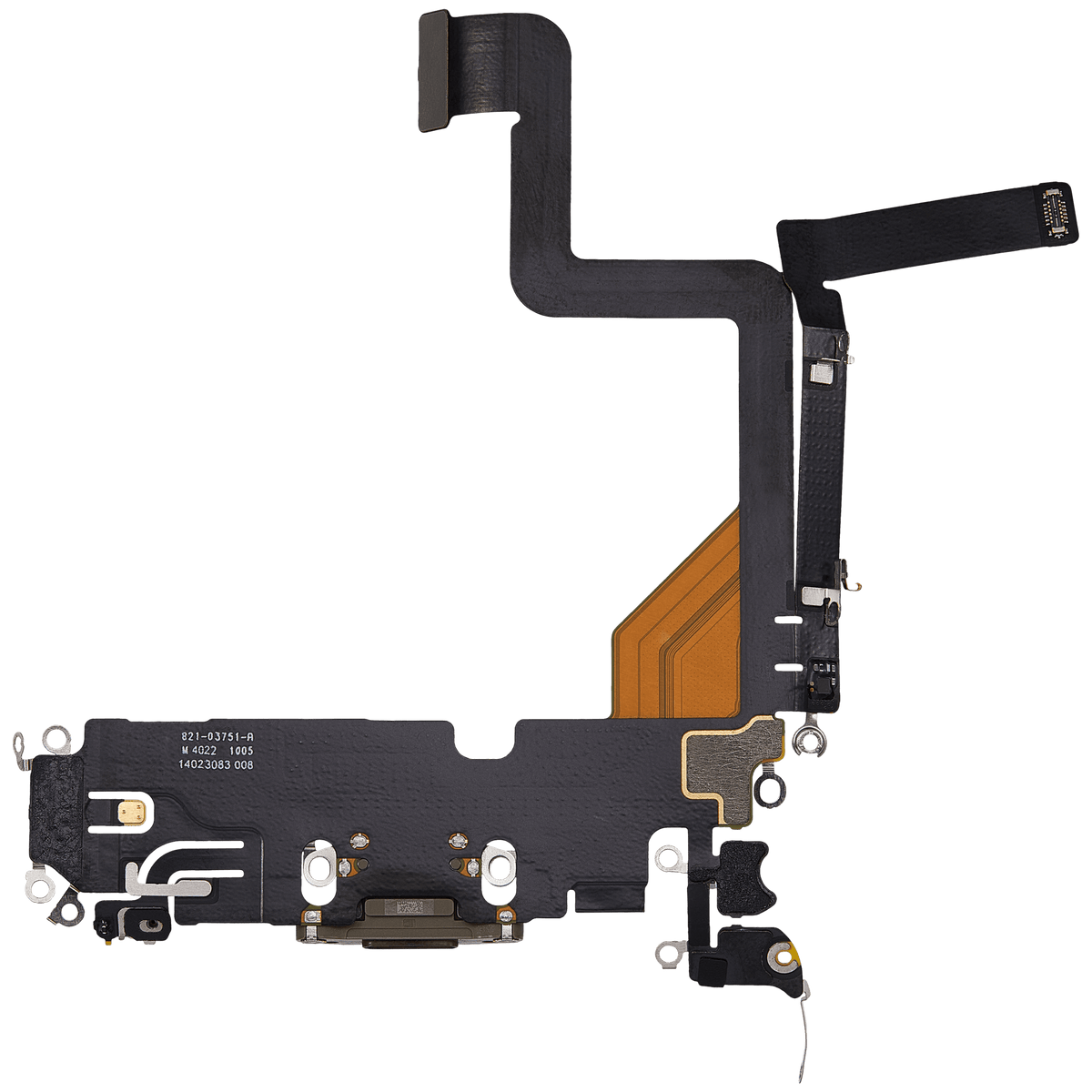 Charging Port Flex Cable For I Phone 14 Pro (Used Oem Pull) (Gold)