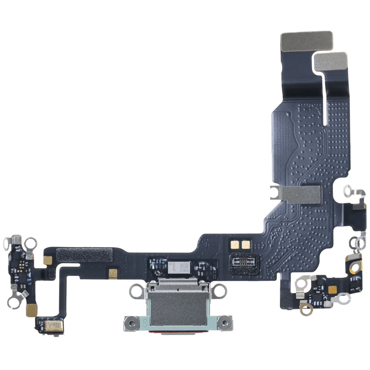 Charging Port Flex Cable For I Phone 15 (Genuine Oem) (Green)