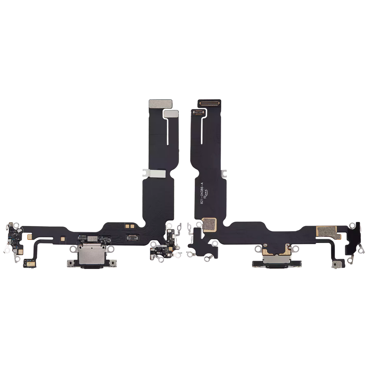 Charging Port Flex Cable For I Phone 15 Plus (Aftermarket Plus) (Black)