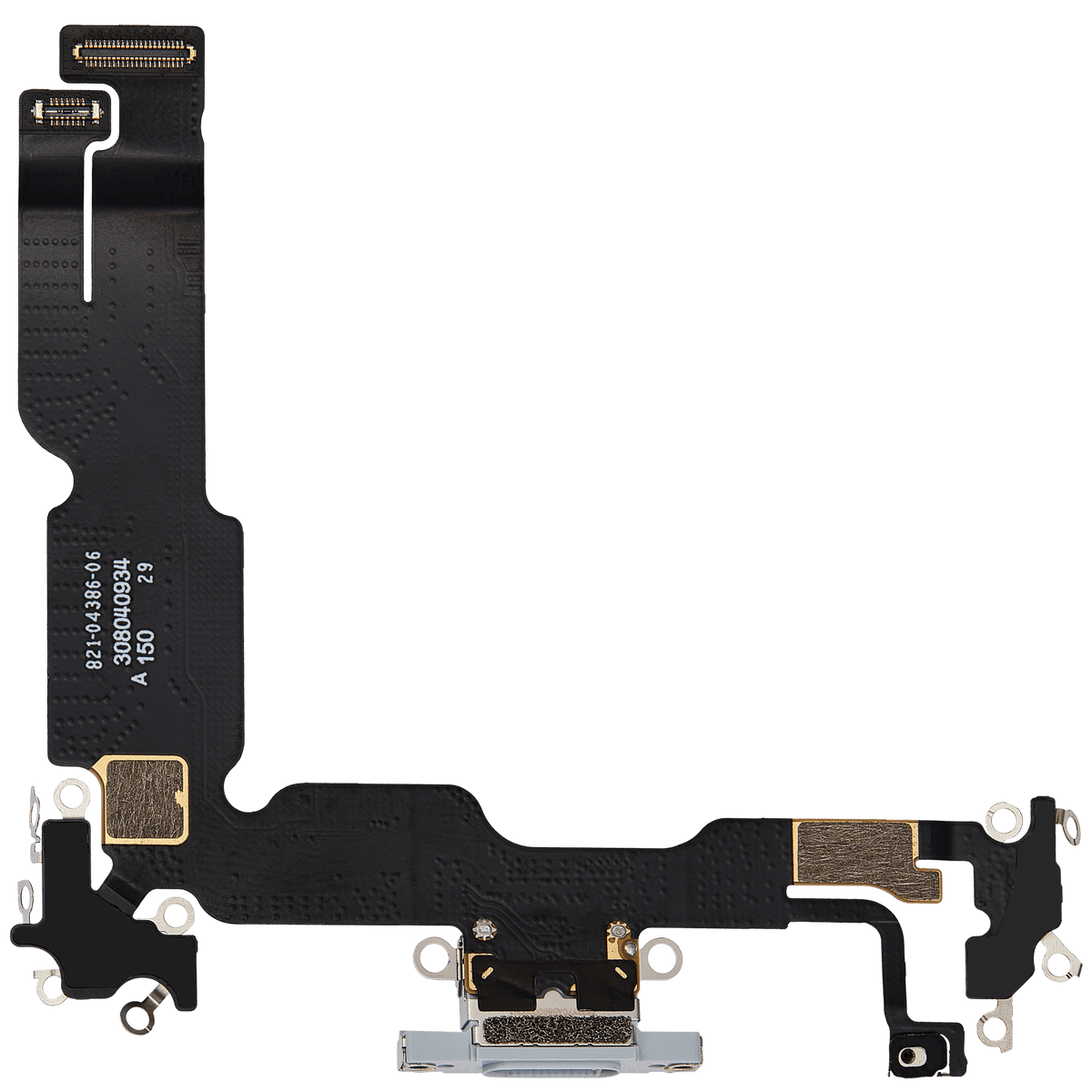 Charging Port Flex Cable For I Phone 15 Plus (Used Oem Pull) (Blue)