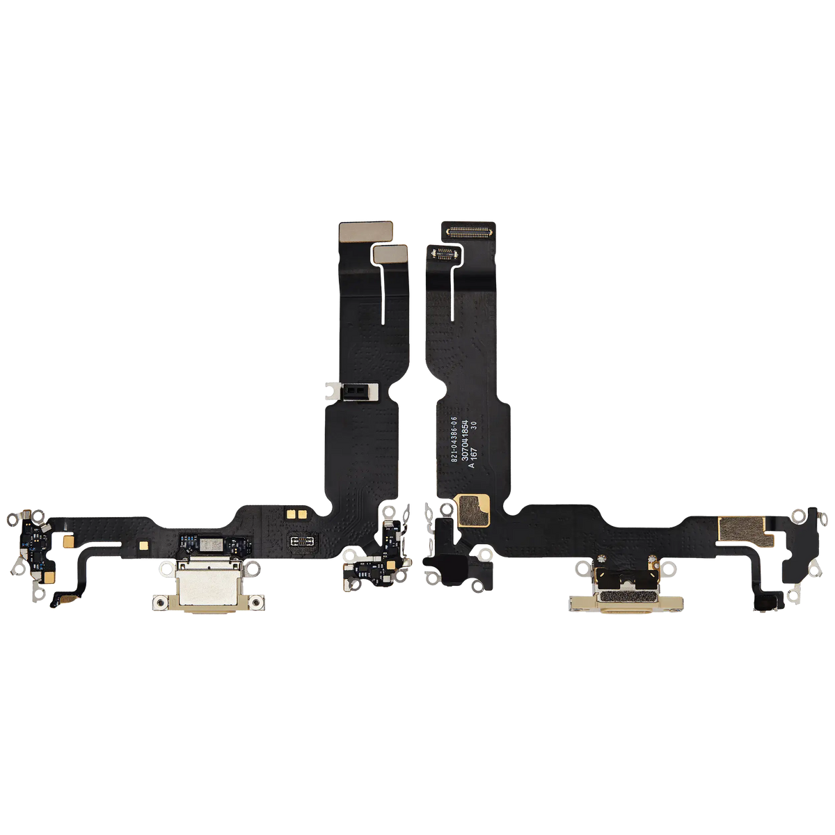 Charging Port Flex Cable For I Phone 15 Plus (Used Oem Pull) (Yellow)