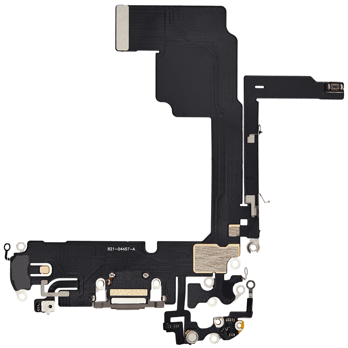 Charging Port Flex Cable For I Phone 15 Pro (Aftermarket Plus) (Natural Titanium)