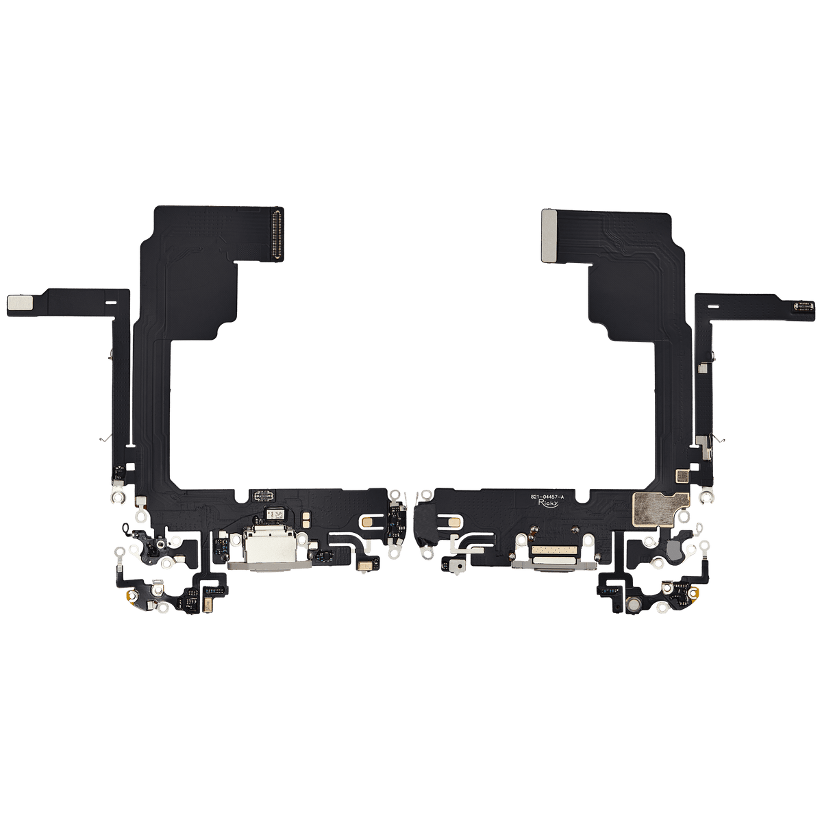 Charging Port Flex Cable For I Phone 15 Pro (Aftermarket Plus) (White Titanium)