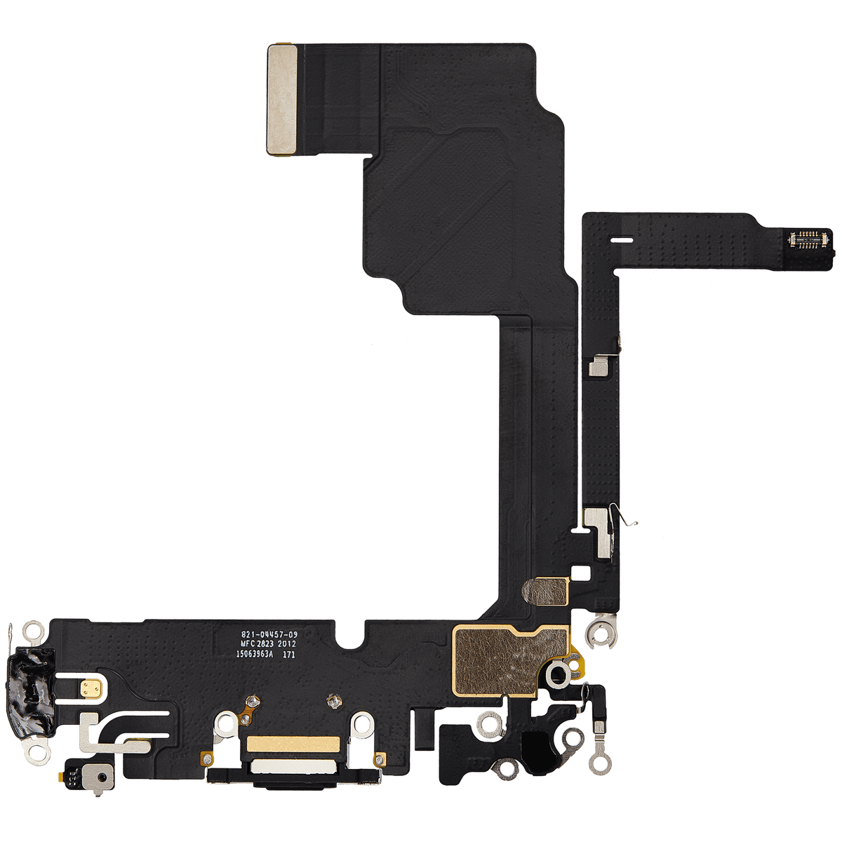 Charging Port Flex Cable For I Phone 15 Pro (Used Oem Pull) (Black Titanium)