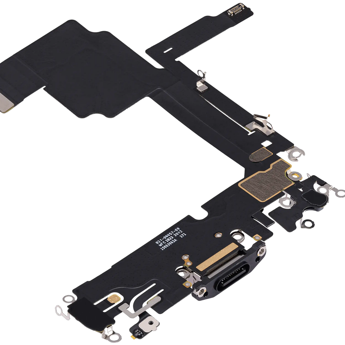 Charging Port Flex Cable For I Phone 15 Pro (Used Oem Pull) (Black Titanium)