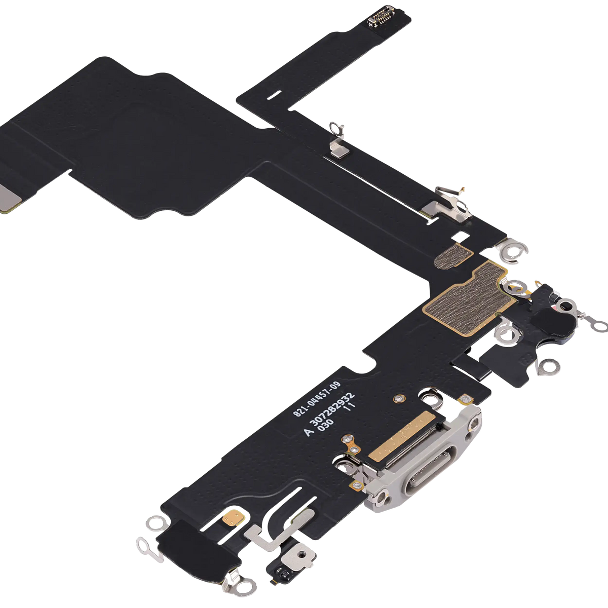 Charging Port Flex Cable For I Phone 15 Pro (Used Oem Pull) (White Titanium)