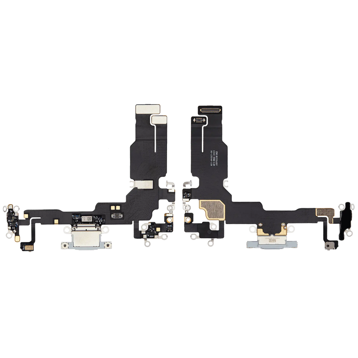 Charging Port Flex Cable For I Phone 15 (Used Oem Pull) (Blue)