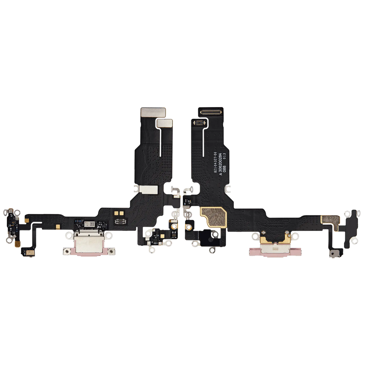 Charging Port Flex Cable For I Phone 15 (Used Oem Pull) (Pink)