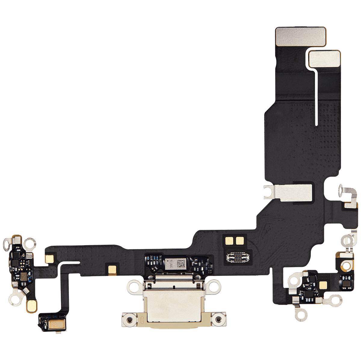 Charging Port Flex Cable For I Phone 15 (Used Oem Pull) (Yellow)