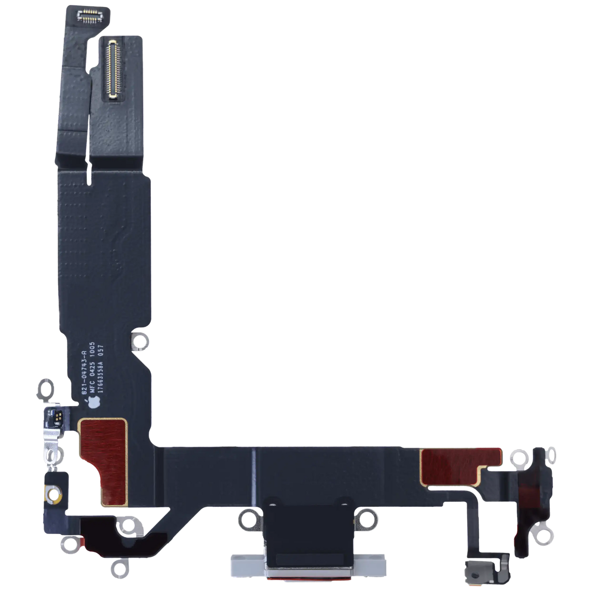 Charging Port Flex Cable For I Phone 16 (Eu / Uk / Ca) (Genuine Oem) (White)