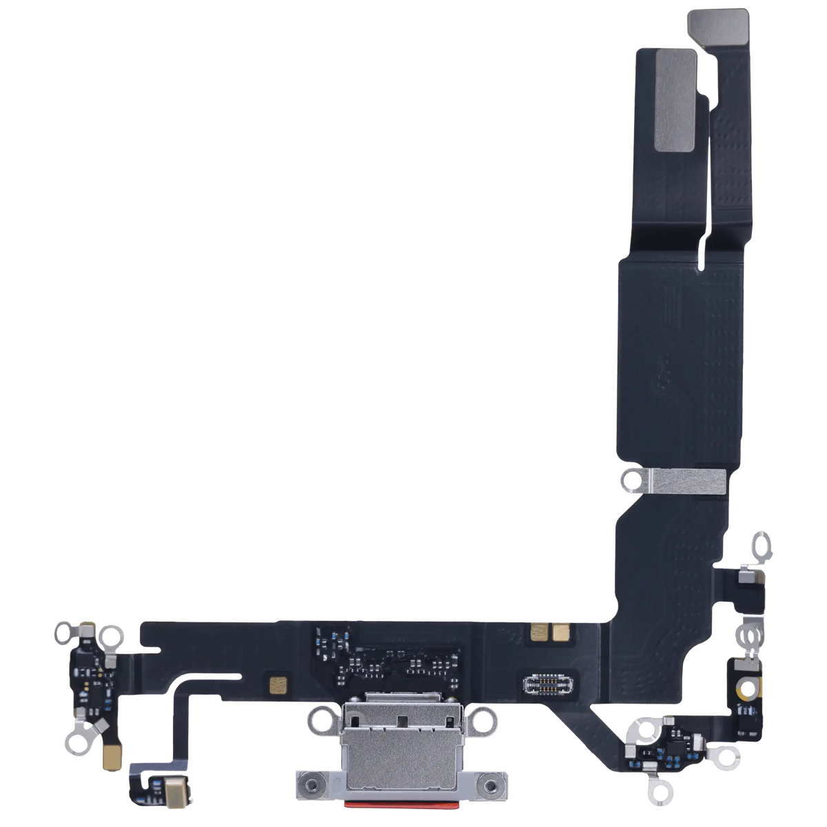 Charging Port Flex Cable For I Phone 16 (Eu / Uk / Ca) (Genuine Oem) (White)