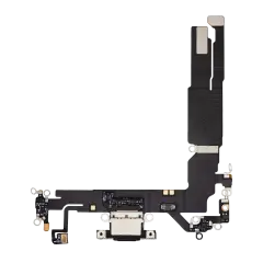 Charging Port Flex Cable For I Phone 16 (Premium) (Black)