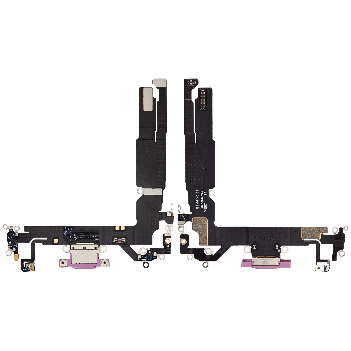 Charging Port Flex Cable For I Phone 16 (Premium) (Pink)