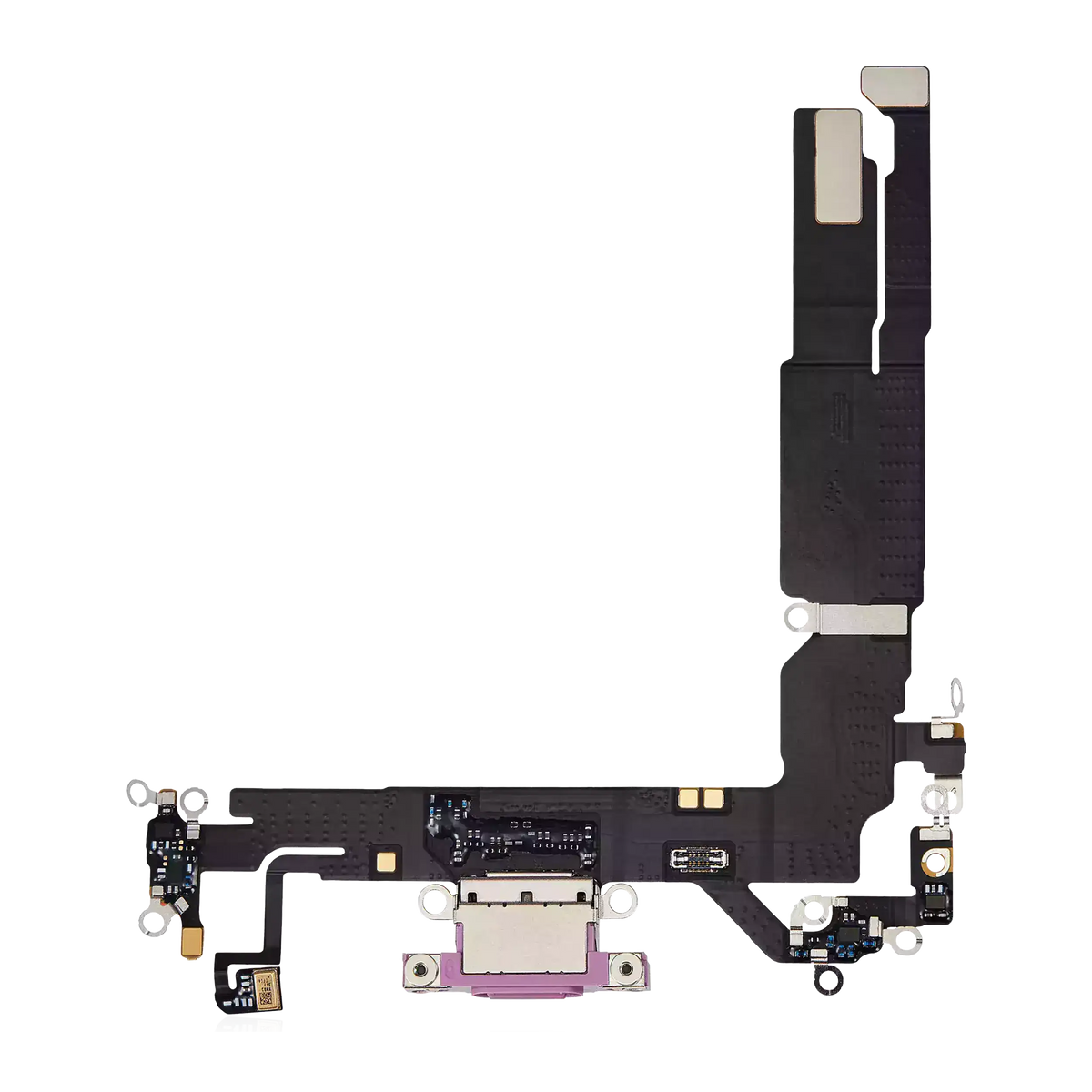 Charging Port Flex Cable For I Phone 16 (Premium) (Pink)