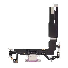 Charging Port Flex Cable For I Phone 16 (Premium) (Pink)