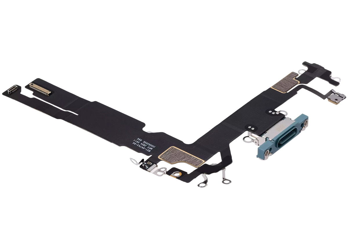 Charging Port Flex Cable For I Phone 16 (Premium) (Teal)