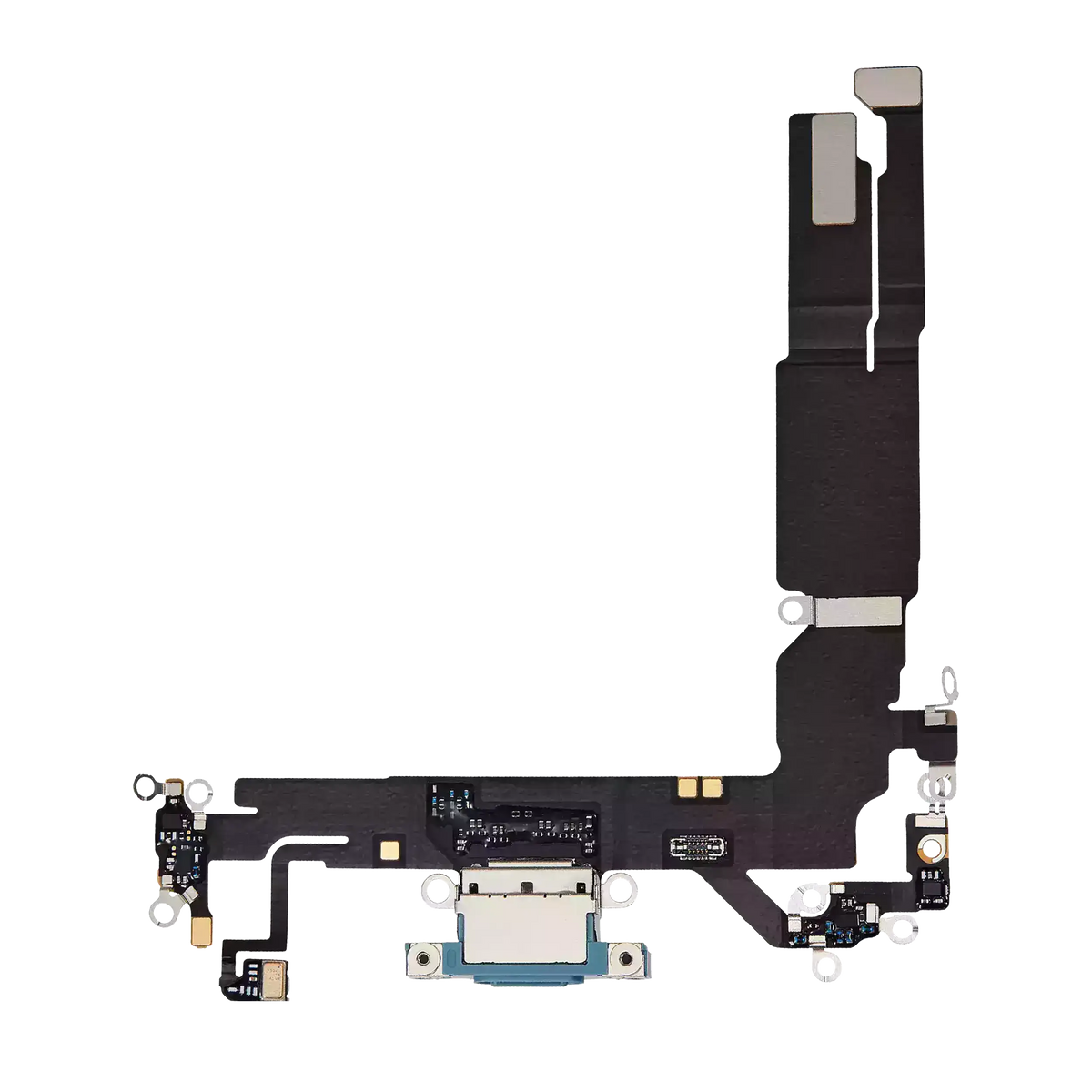 Charging Port Flex Cable For I Phone 16 (Premium) (Teal)