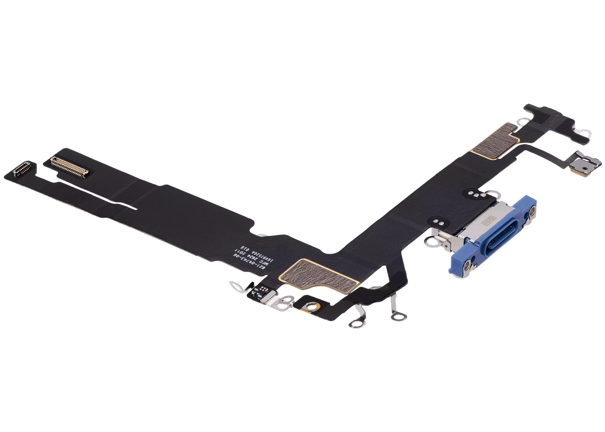 Charging Port Flex Cable For I Phone 16 (Premium) (Ultramarine)