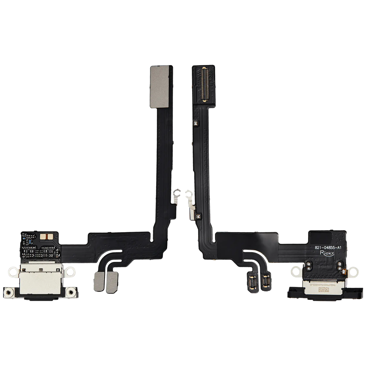 Charging Port Flex Cable For I Phone 16 Pro (Aftermarket Plus) (Black Titanium)