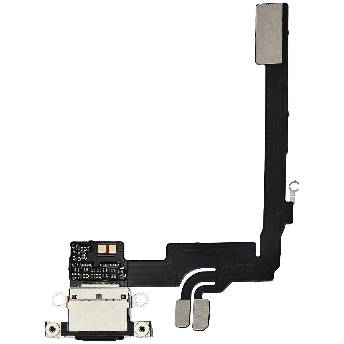 Charging Port Flex Cable For I Phone 16 Pro (Aftermarket Plus) (Black Titanium)