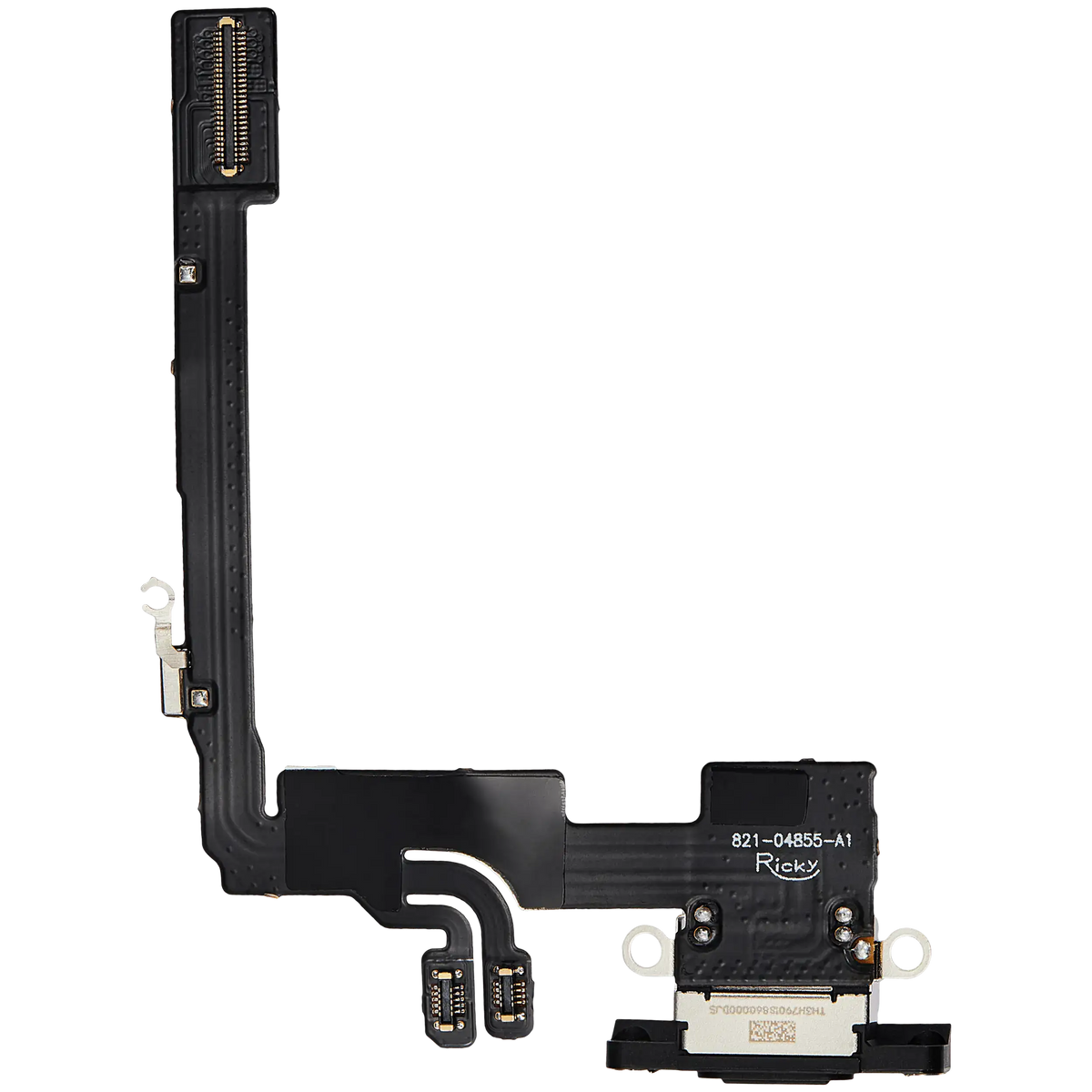 Charging Port Flex Cable For I Phone 16 Pro (Aftermarket Plus) (Black Titanium)