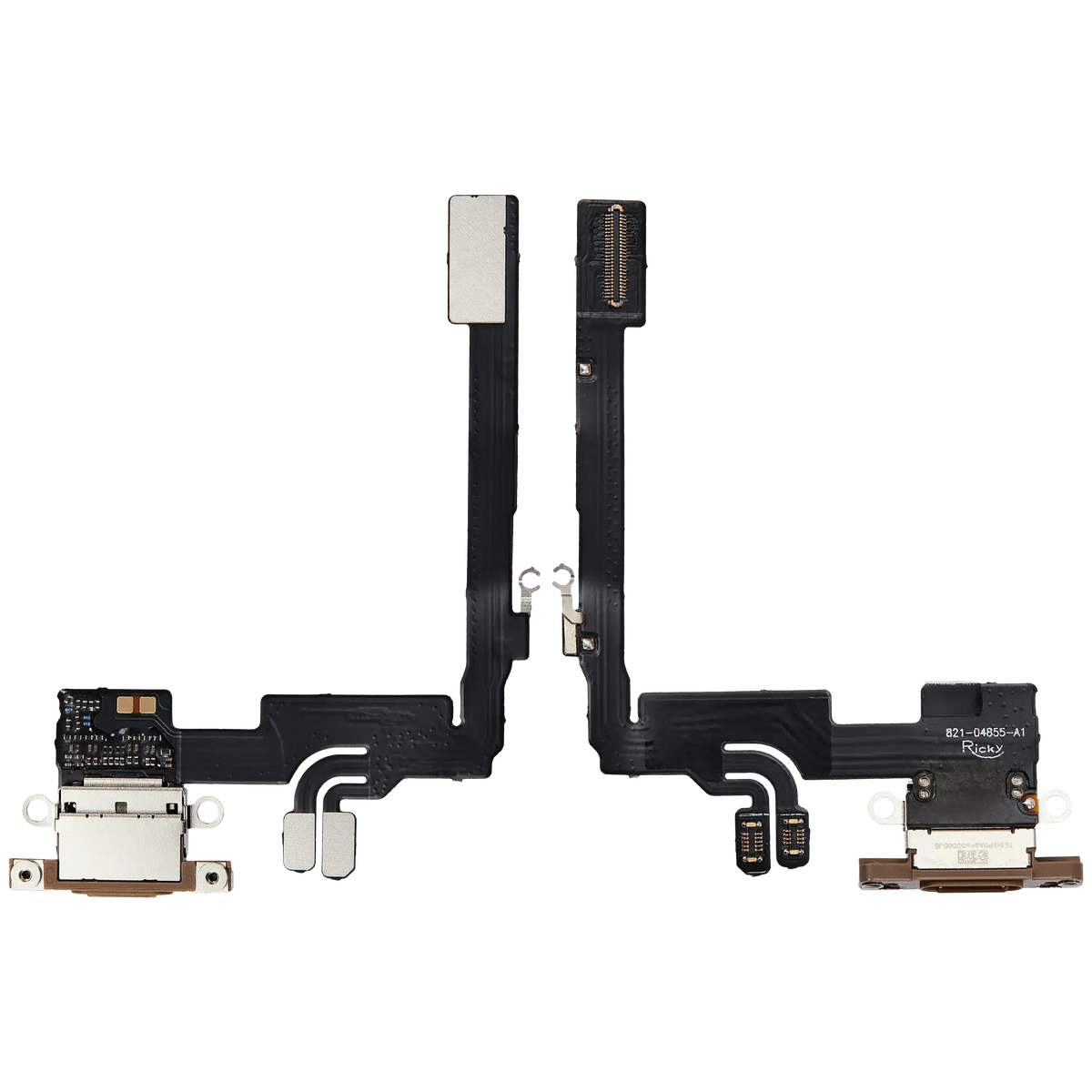 Charging Port Flex Cable For I Phone 16 Pro (Aftermarket Plus) (Desert Titanium)