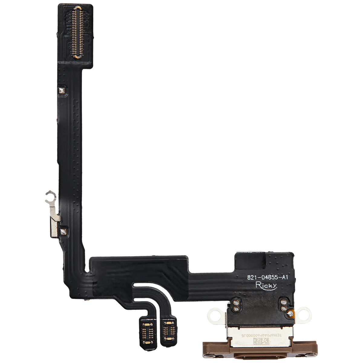 Charging Port Flex Cable For I Phone 16 Pro (Aftermarket Plus) (Desert Titanium)