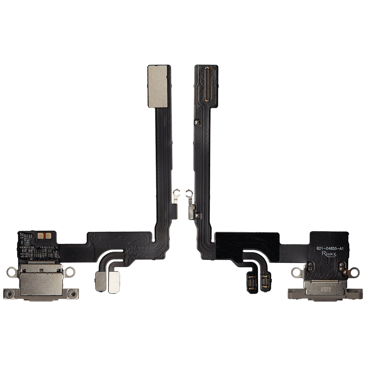 Charging Port Flex Cable For I Phone 16 Pro (Aftermarket Plus) (Natural Titanium)