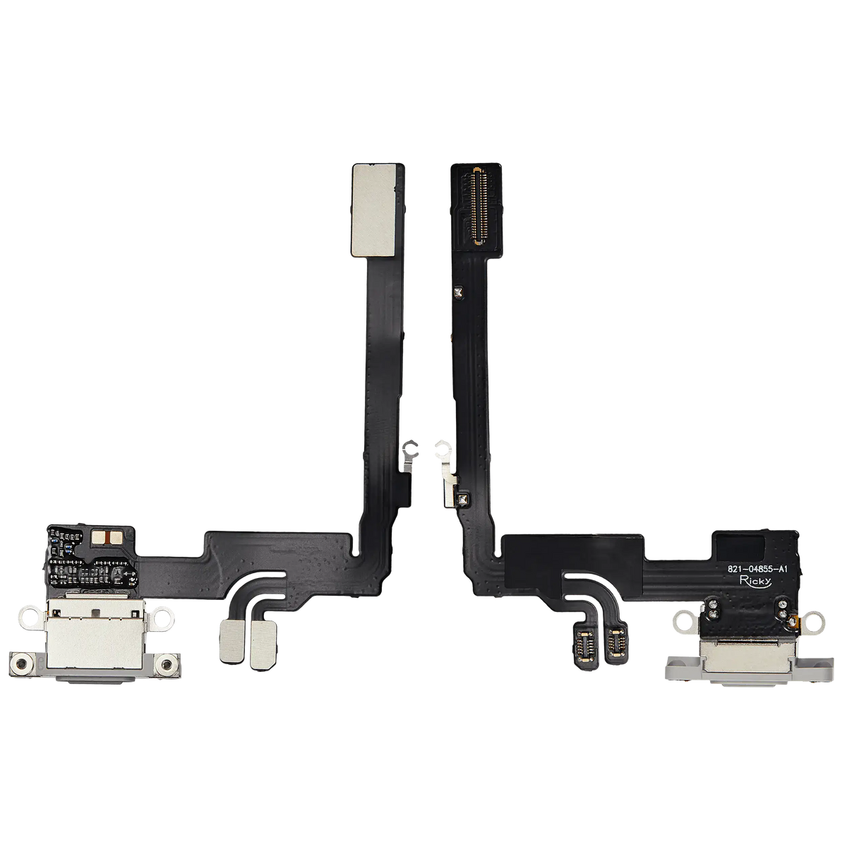 Charging Port Flex Cable For I Phone 16 Pro (Aftermarket Plus) (White Titanium)
