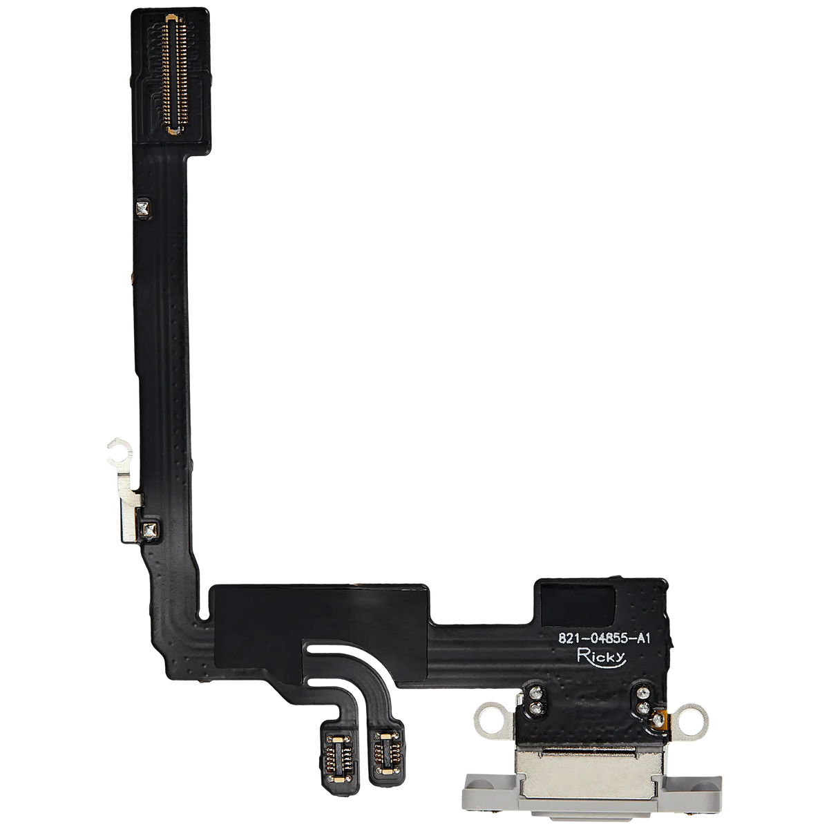 Charging Port Flex Cable For I Phone 16 Pro (Aftermarket Plus) (White Titanium)